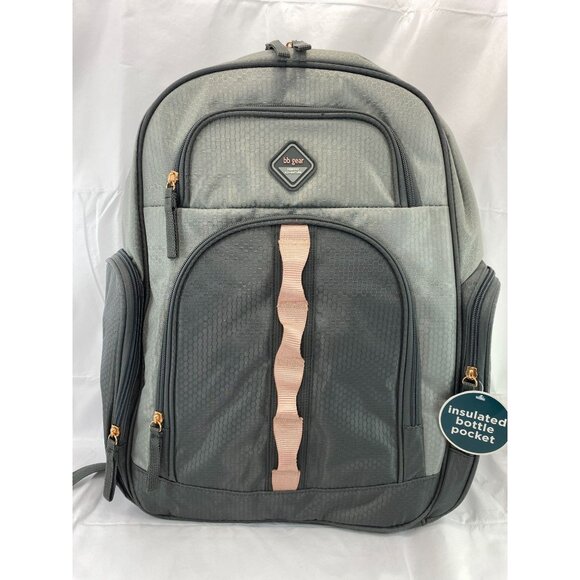 Bb Gear Backpack With Insulated Bottle Pocket & Multiple Compartments Gr… - Picture 1 of 7